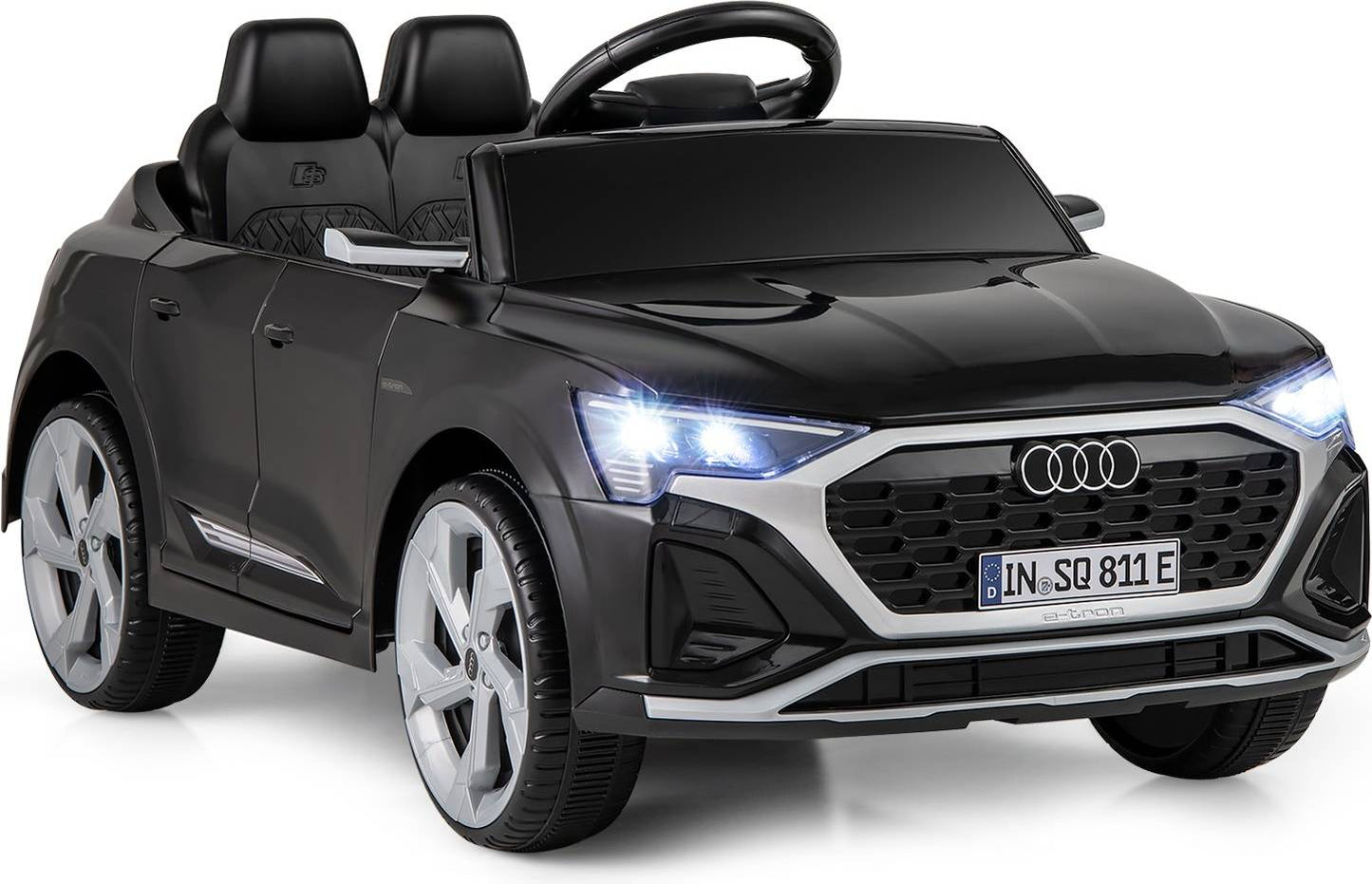 Costway Ride On Car Audi SQ8 12V Black