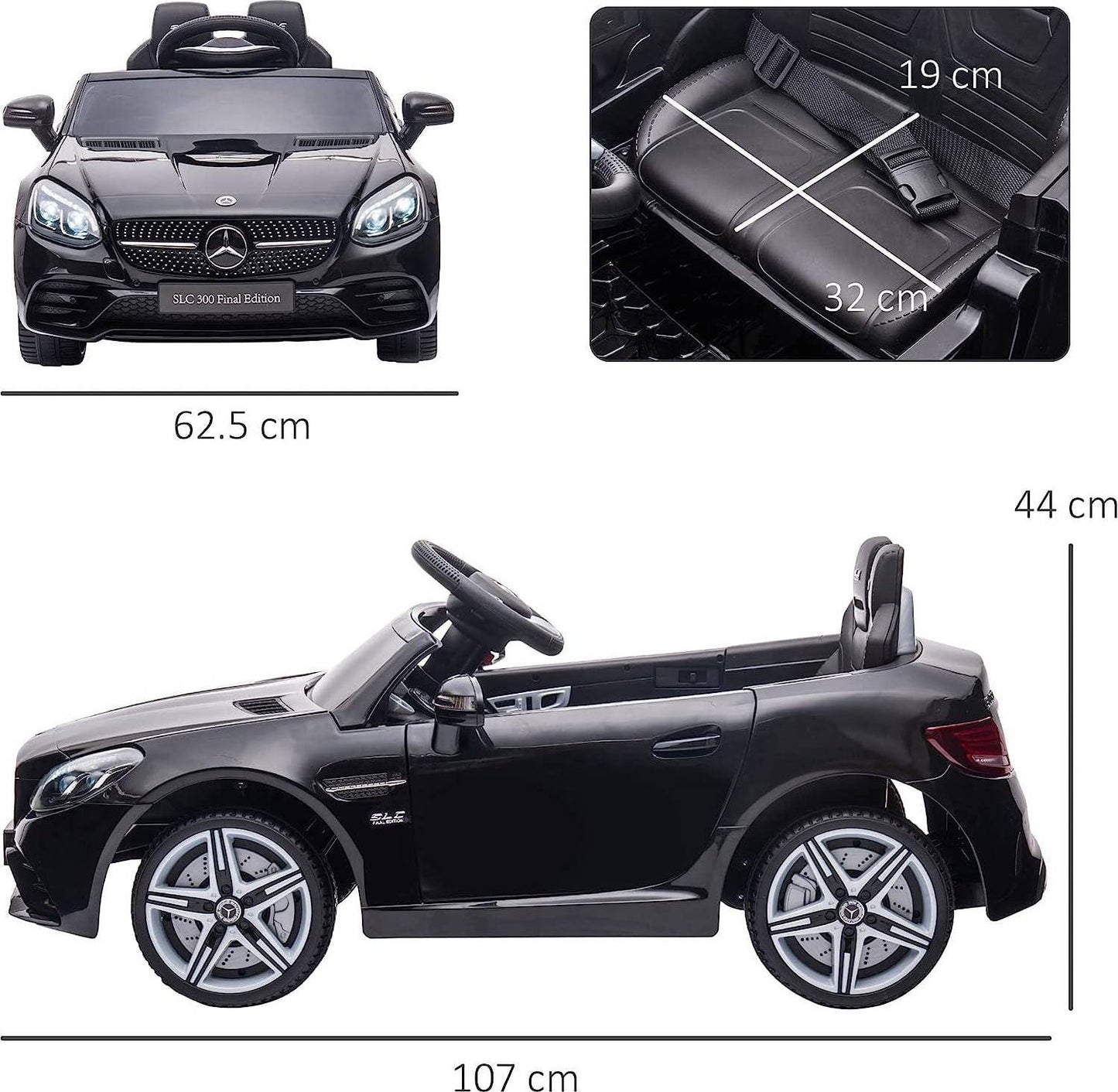 Homcom Aiyaplay Benz SLC 300 12V
