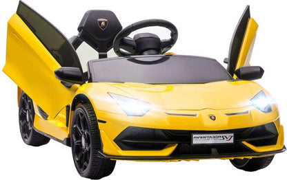 Homcom Lamborghini Aventador 12V Yellow