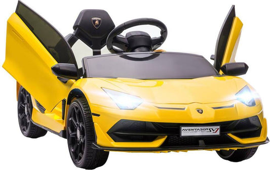 Homcom Lamborghini Aventador 12V Yellow