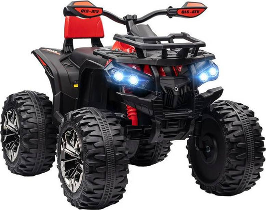 Homcom Quad Bike ATV Red 12V