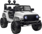 Homcom Ride On Truck Car with Remote Control White 12V